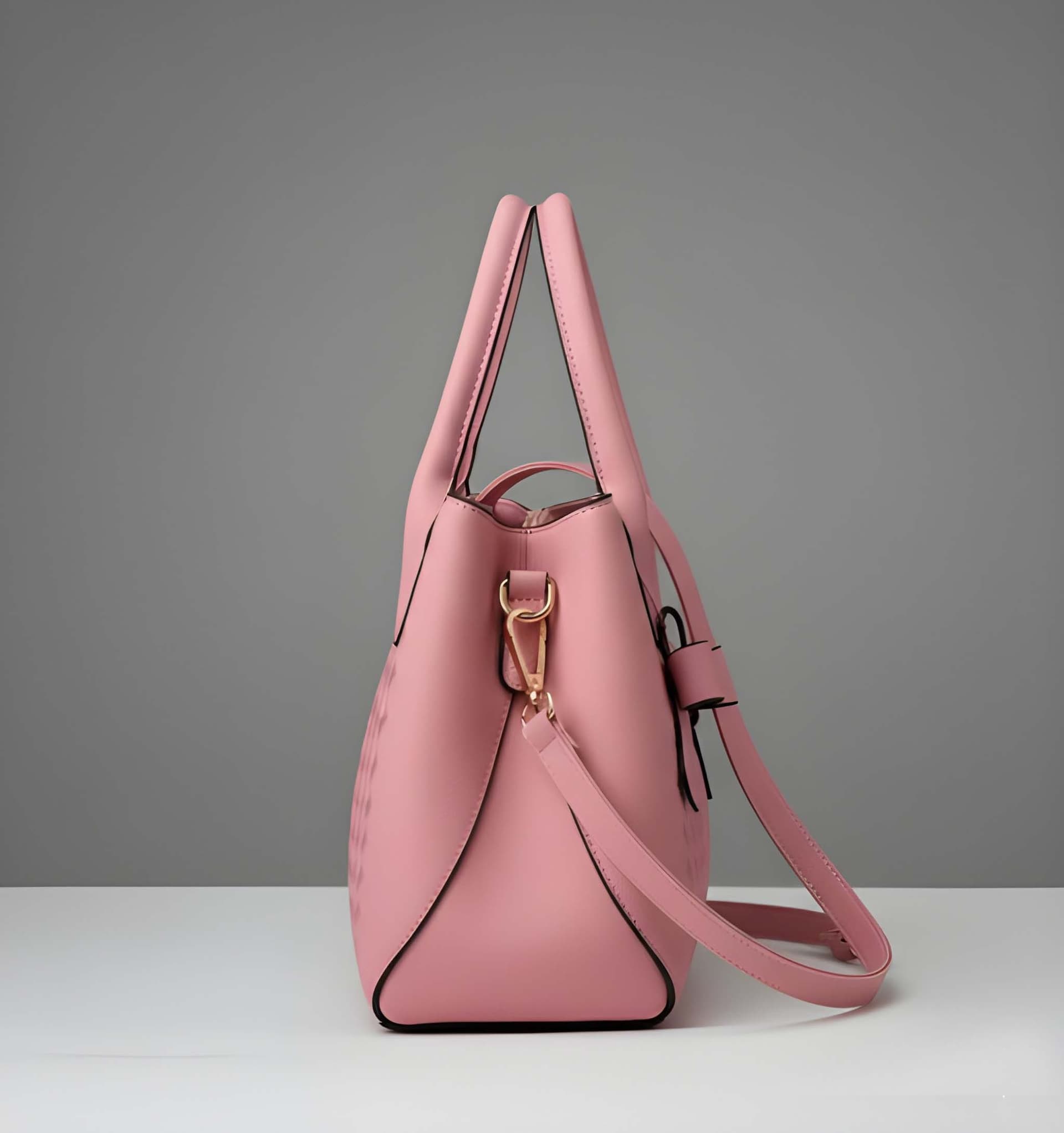 WUGO Women’s Elegant Pink Bow Detail Handbag