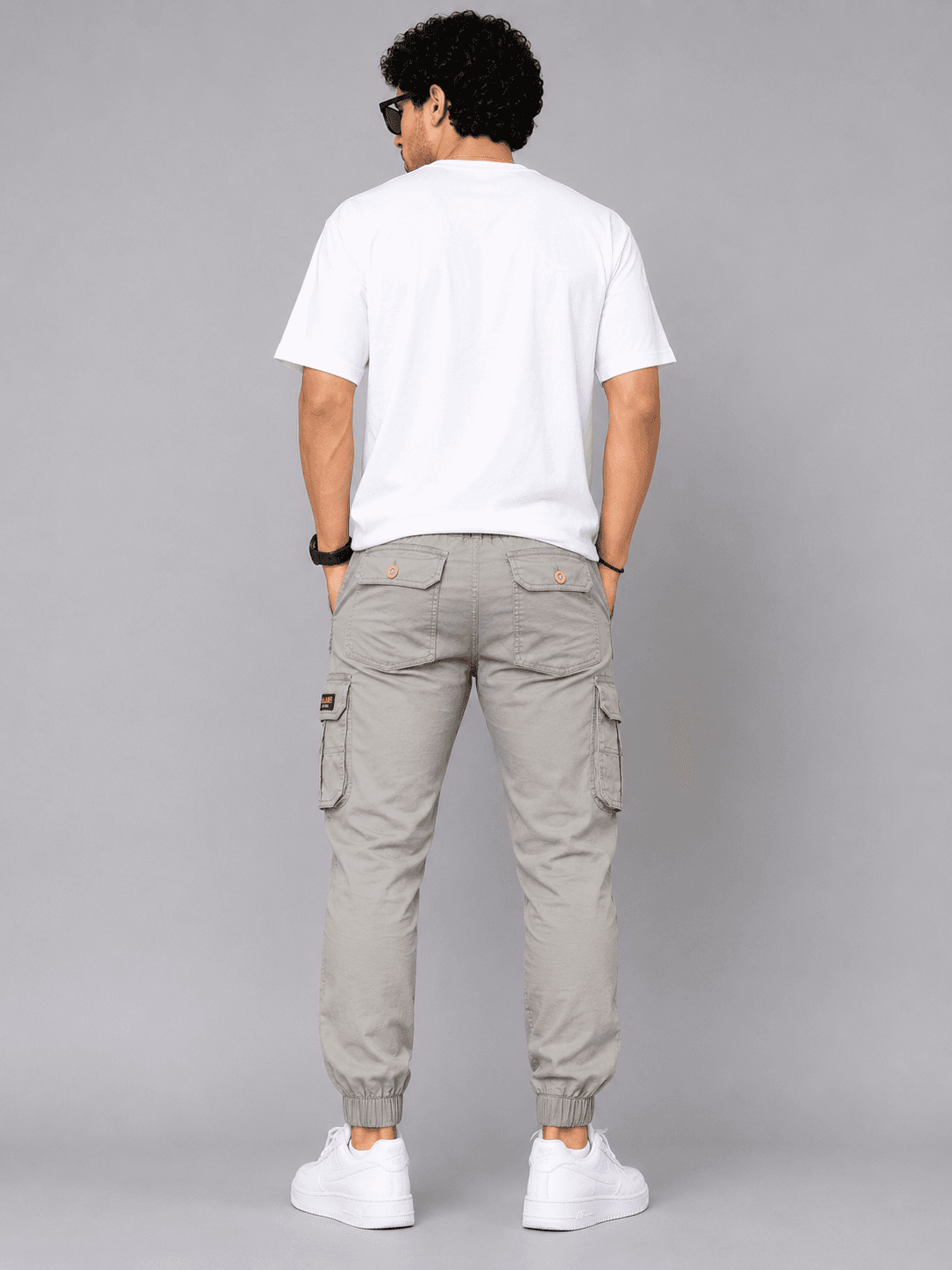 Men's Grey Cargo Pants