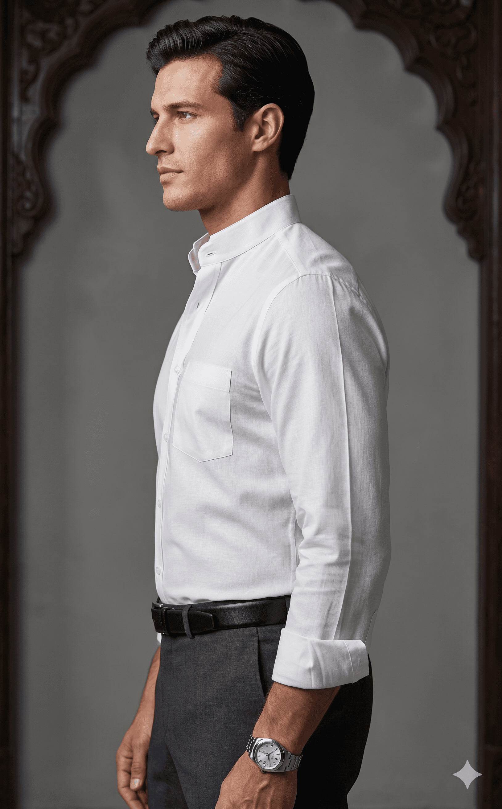 Men's Tuxedo Giza Cotton Shirt alternate view