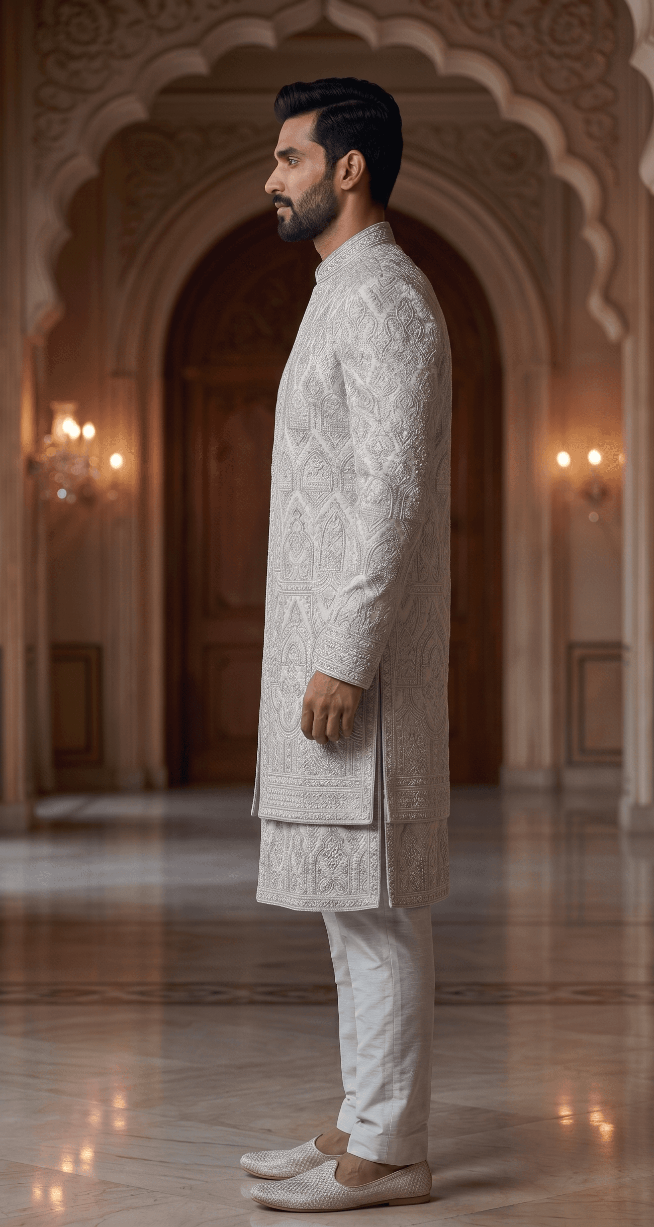 Men's Premium Designer Sherwani for Wedding