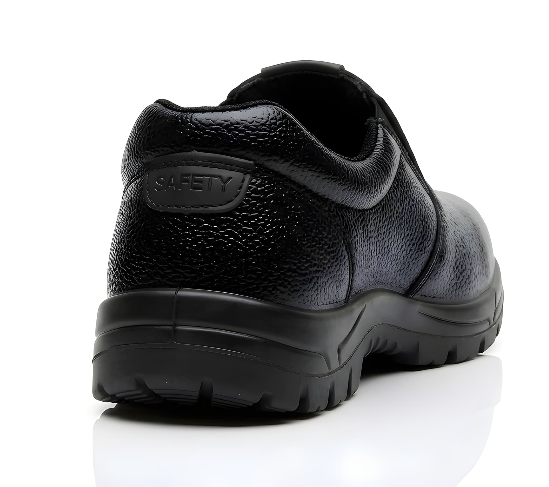 WUGO Men’s Stylish Black Slip-On Formal Shoes alternate view