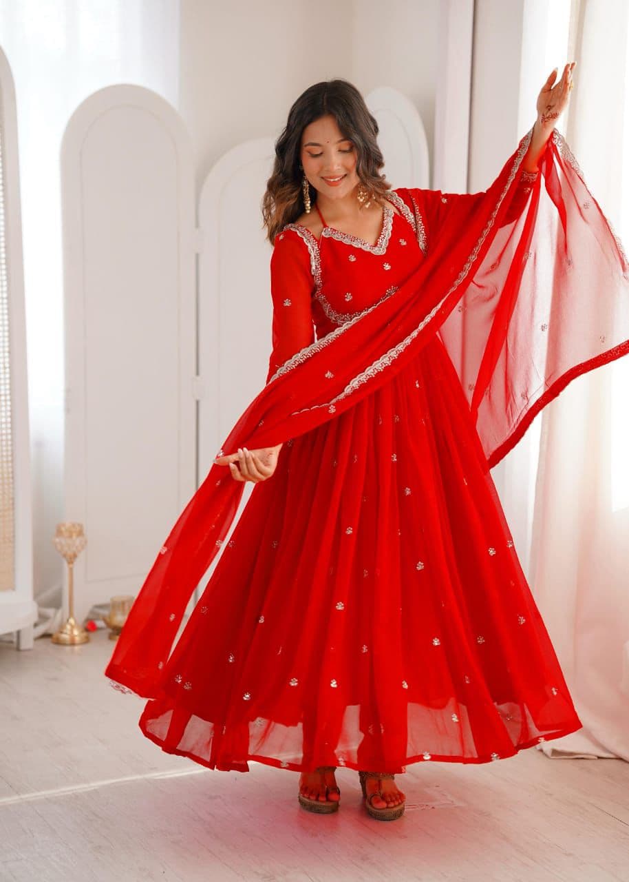 Women’s Anarkali dress alternate view