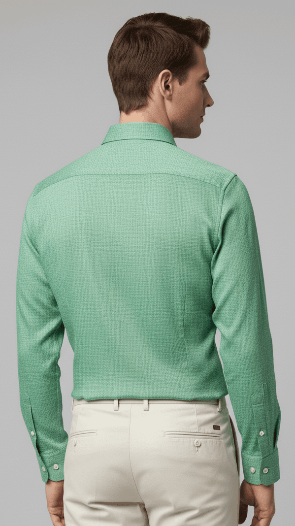 Men's Linen Mint Green Shirt
