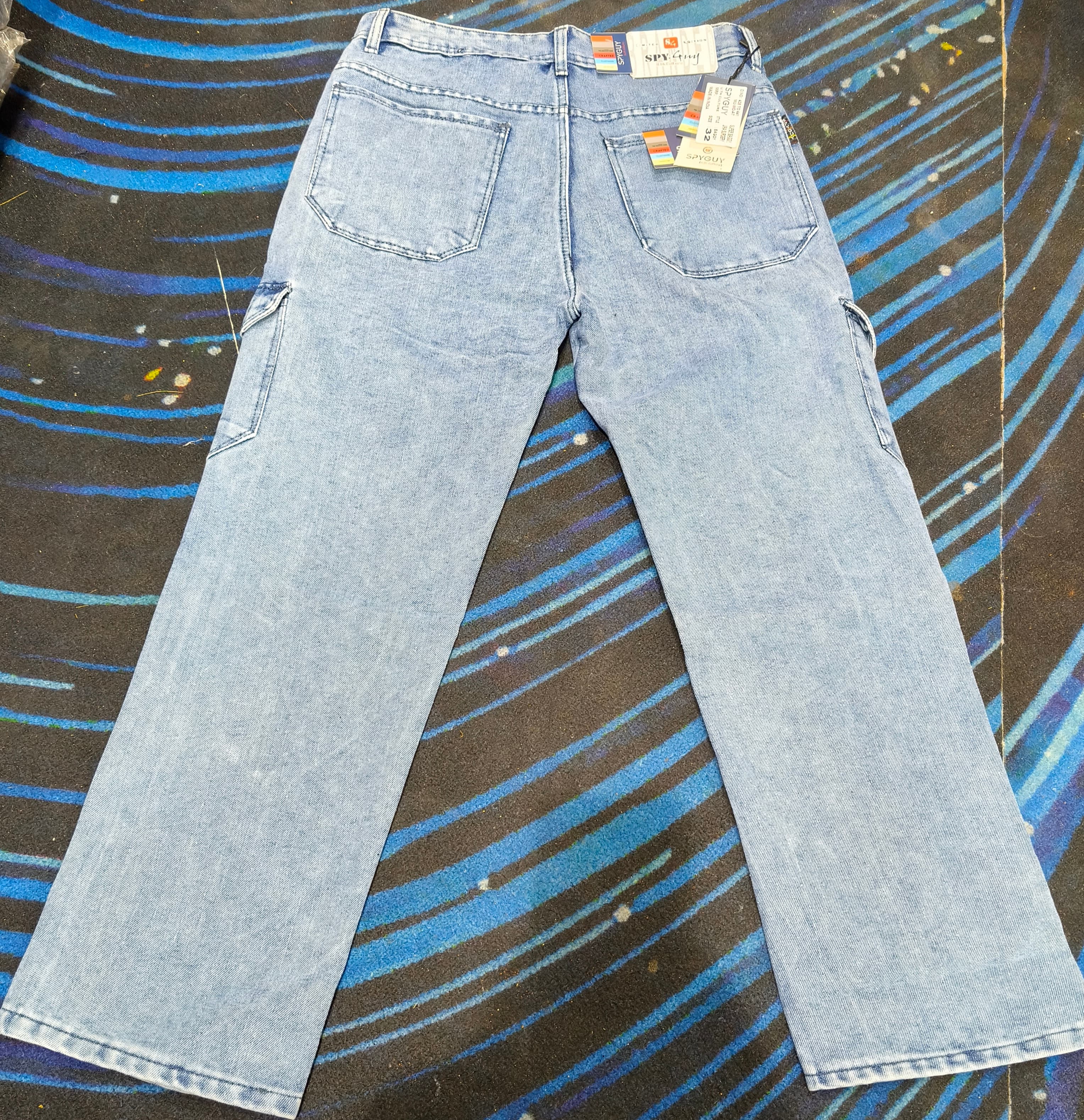 Men's Baggy Six Pocket Cargo Jeans