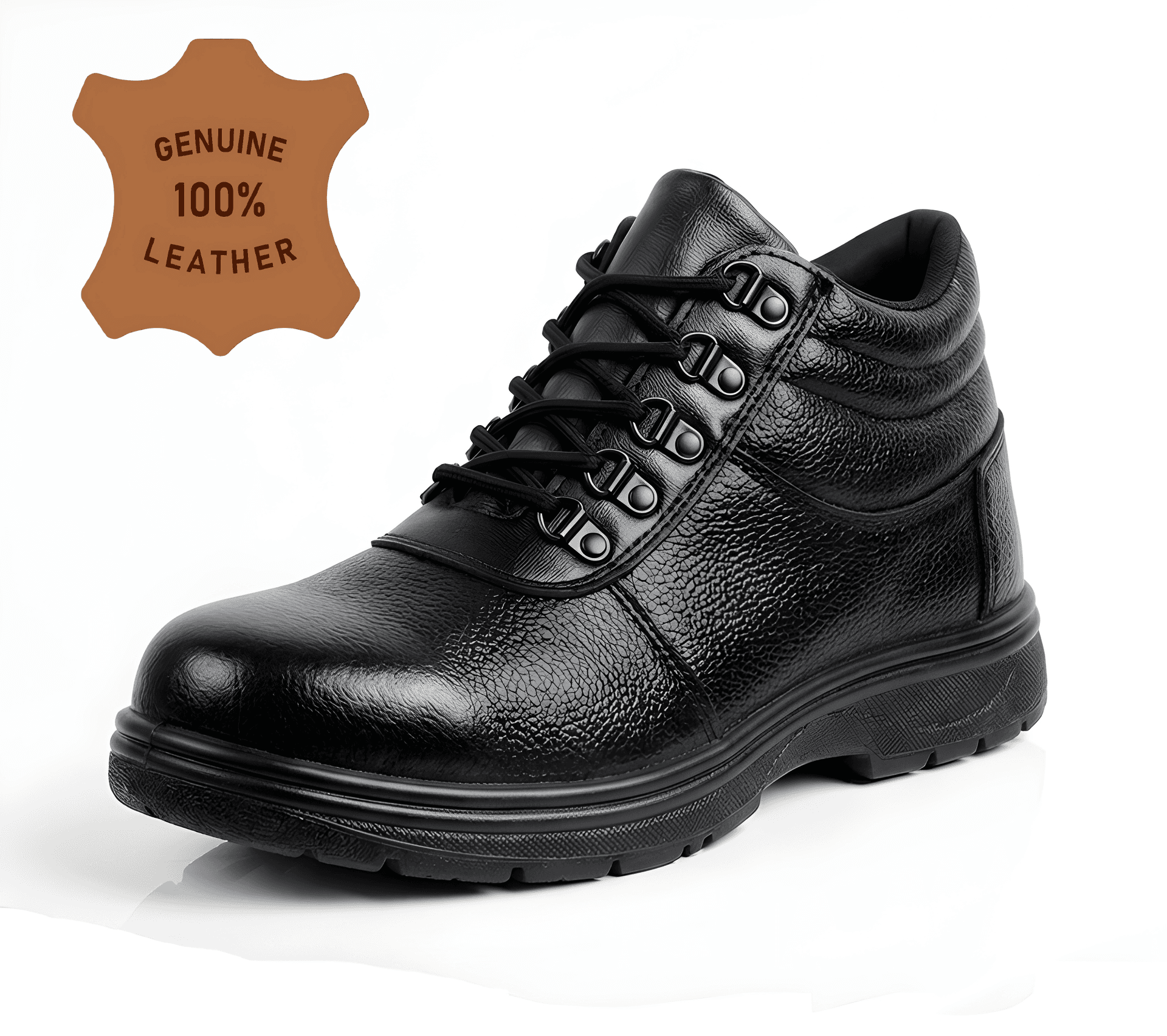 Latest Trendy Genuine Mild Leather Police Boots for Men  alternate view