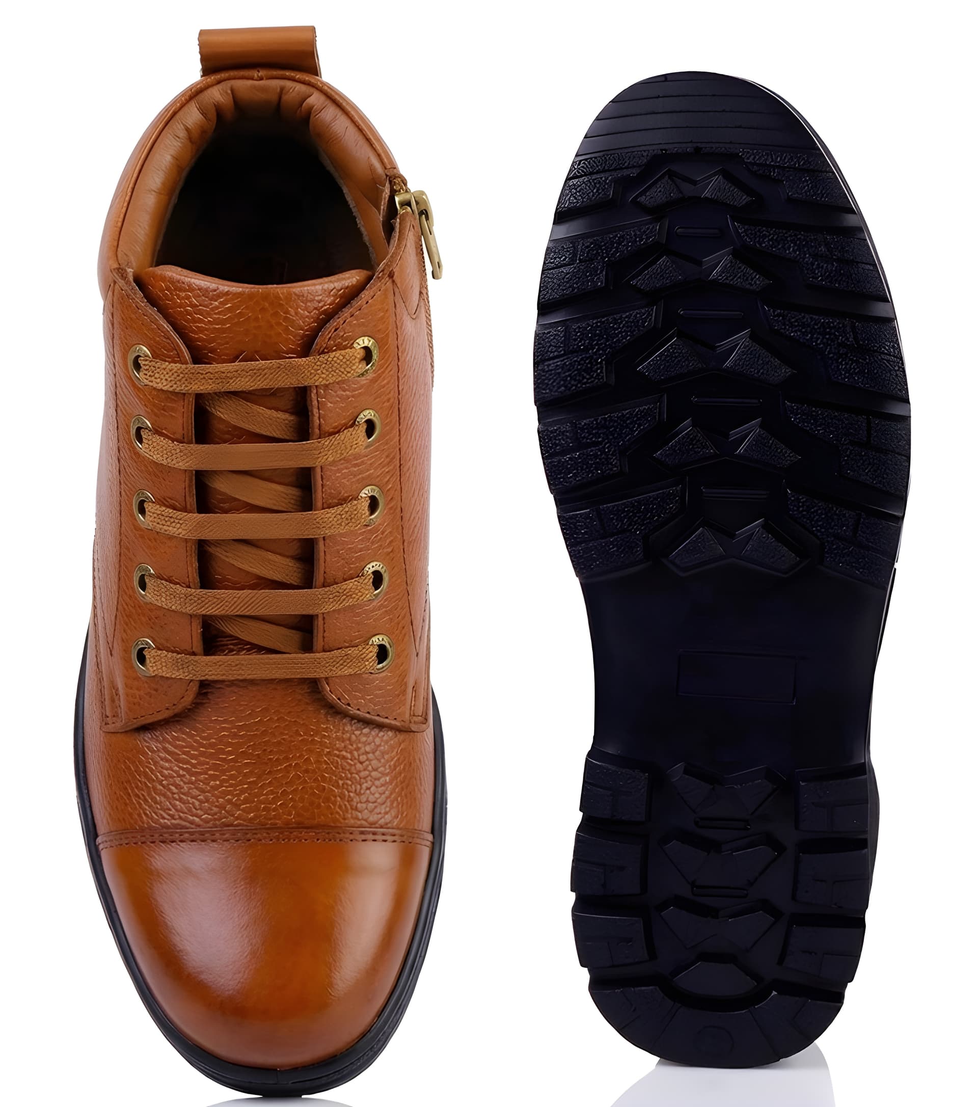 Latest Premium Genuine Mild Leather Police Boots for Men alternate view
