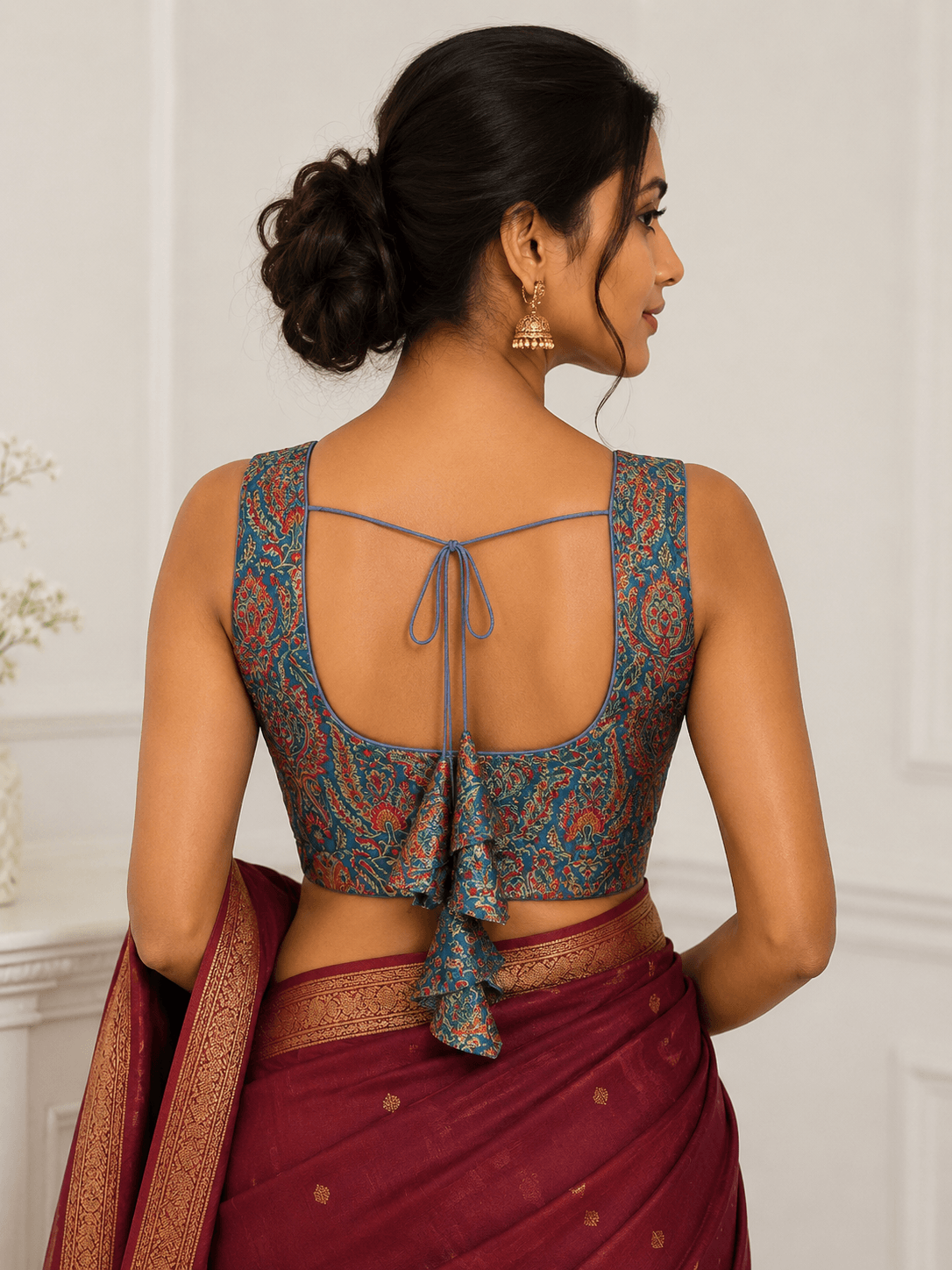 Royal Paisley Designer Readymade Blouse