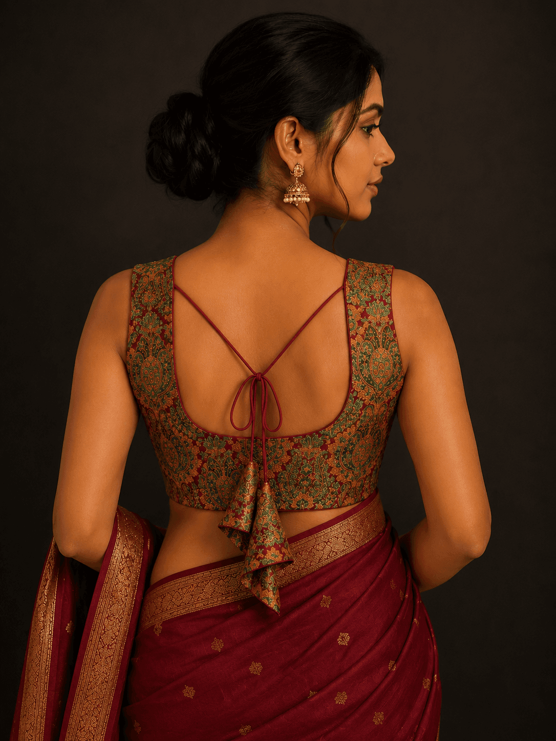Royal Paisley Designer Readymade Blouse