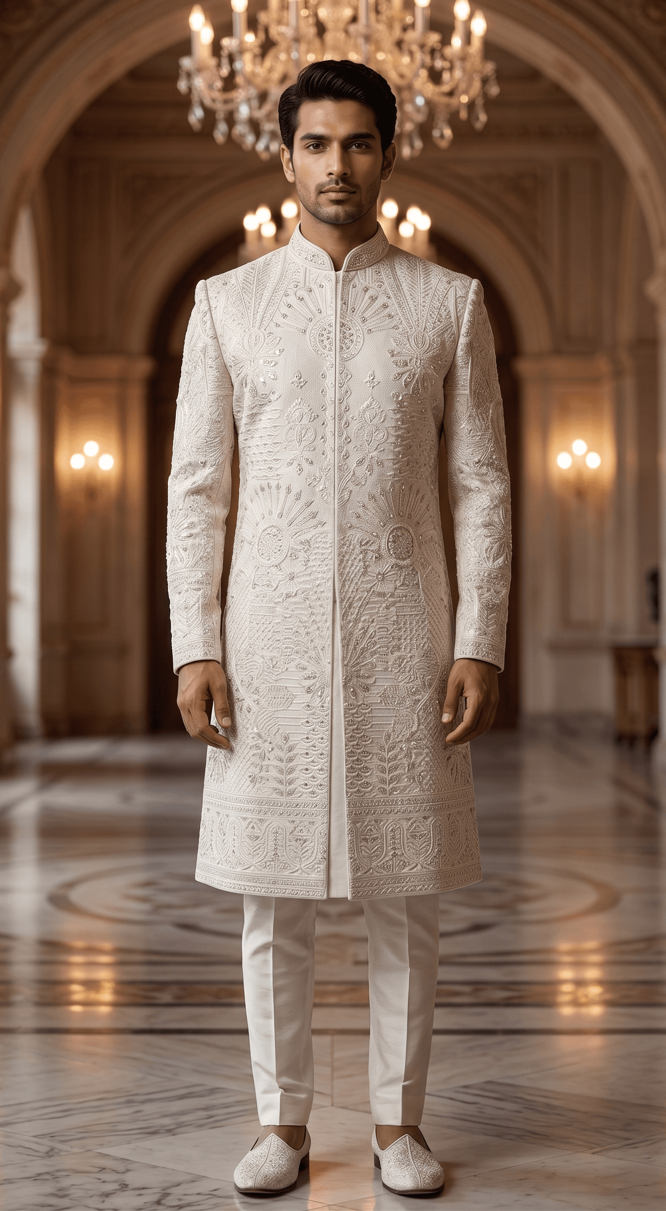 Men's Wedding Designer Sherwani 