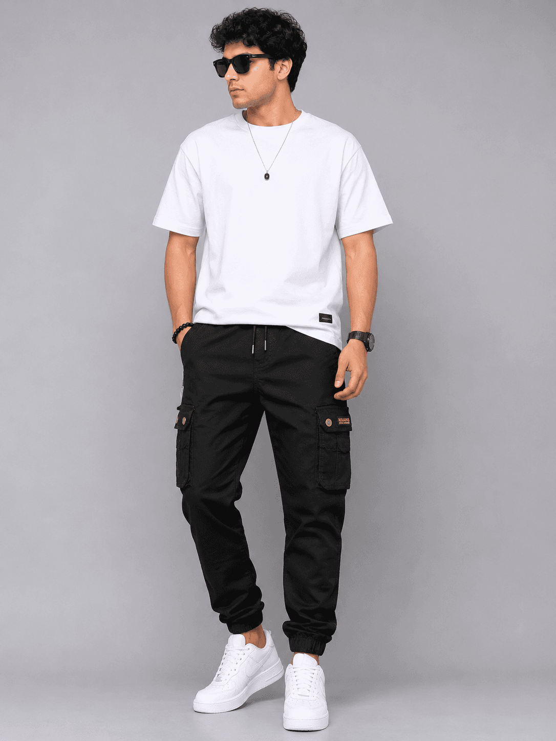 Multi-Pocket Jogger Cargo Trousers