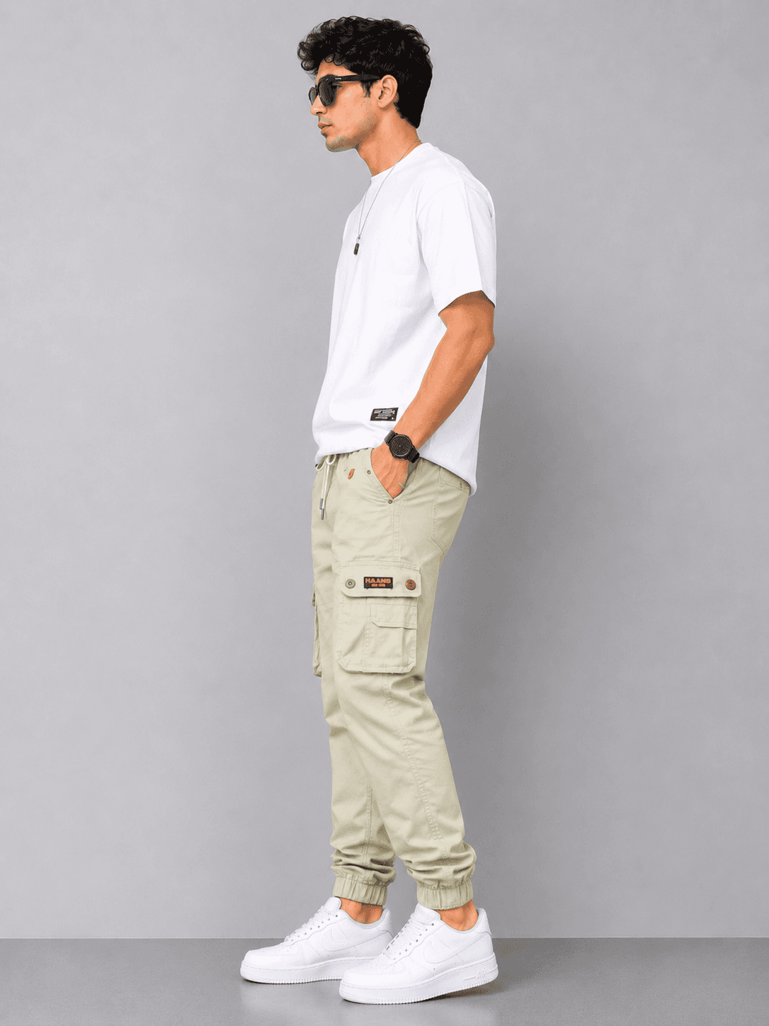 Men's Sage Green Cargo Pants