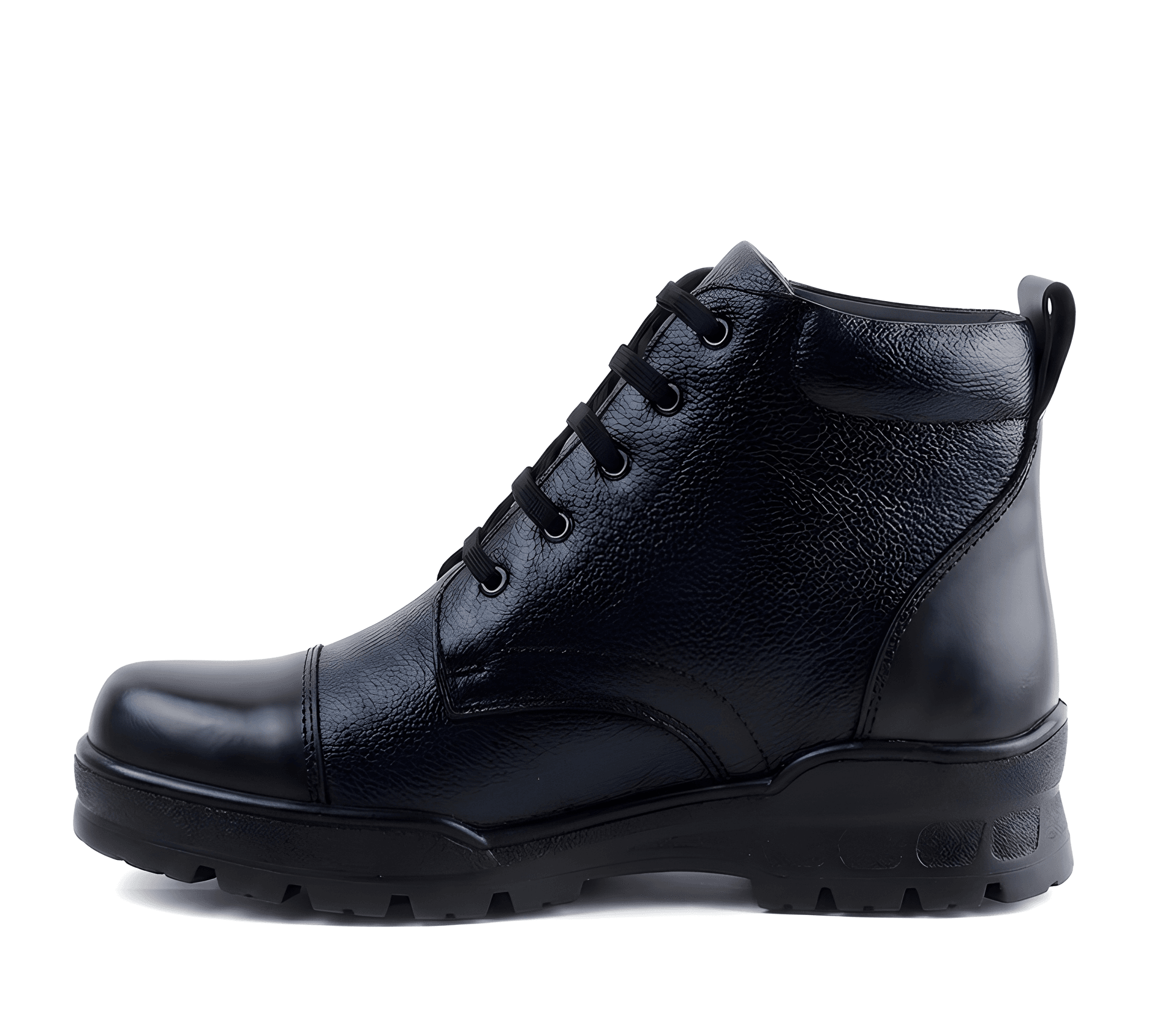 Latest Stylish Genuine Mild Leather Police Boots for Men