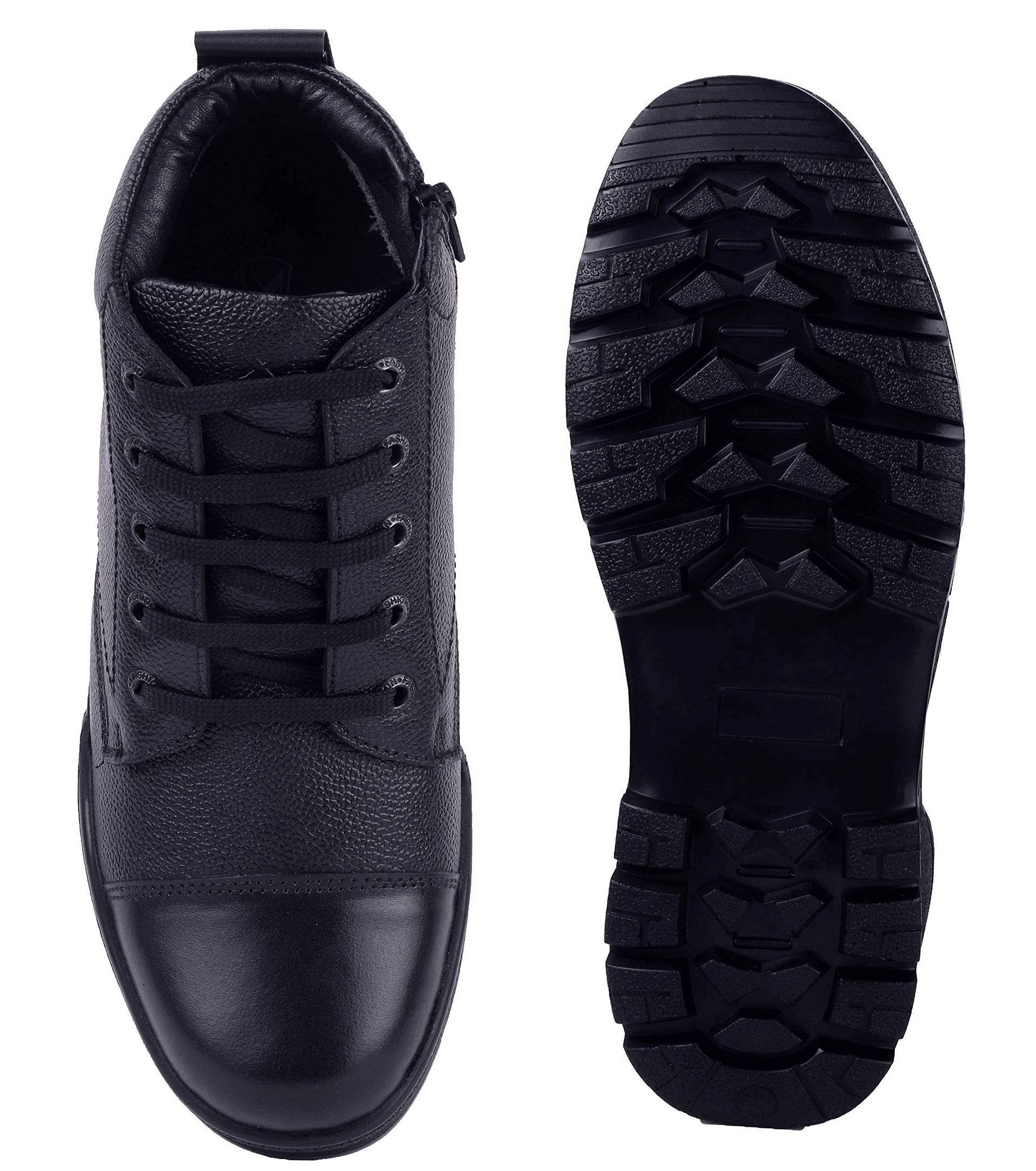 Latest Stylish Genuine Mild Leather Police Boots for Men
