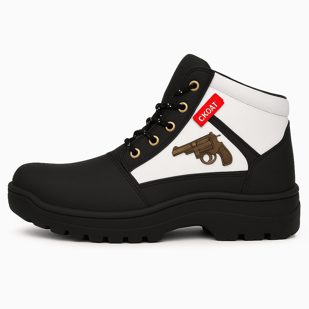 Latest Stylish Men’s Black Gun Boots