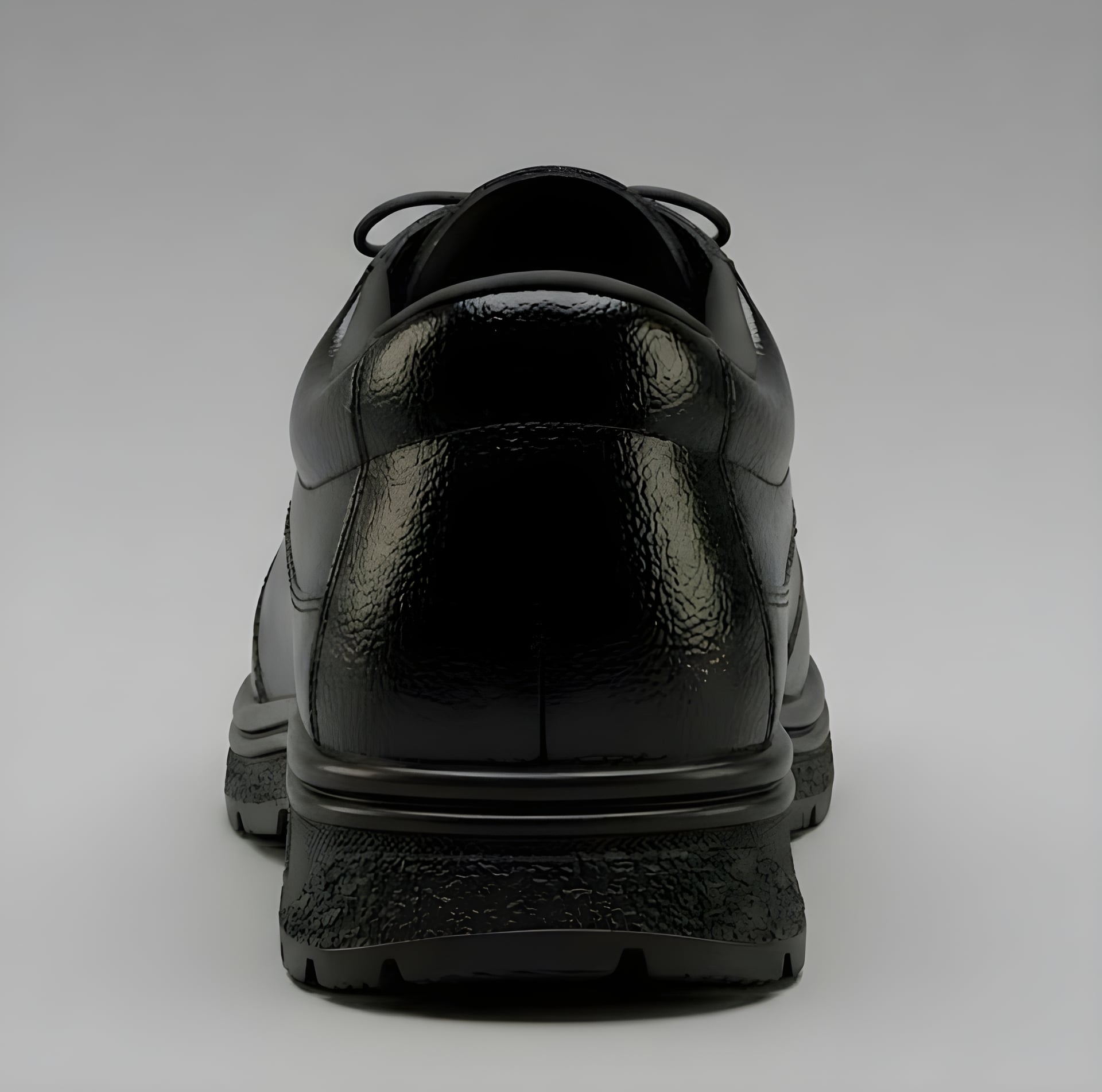 Latest Genuine Mild Leather Police Safety Shoes for Men