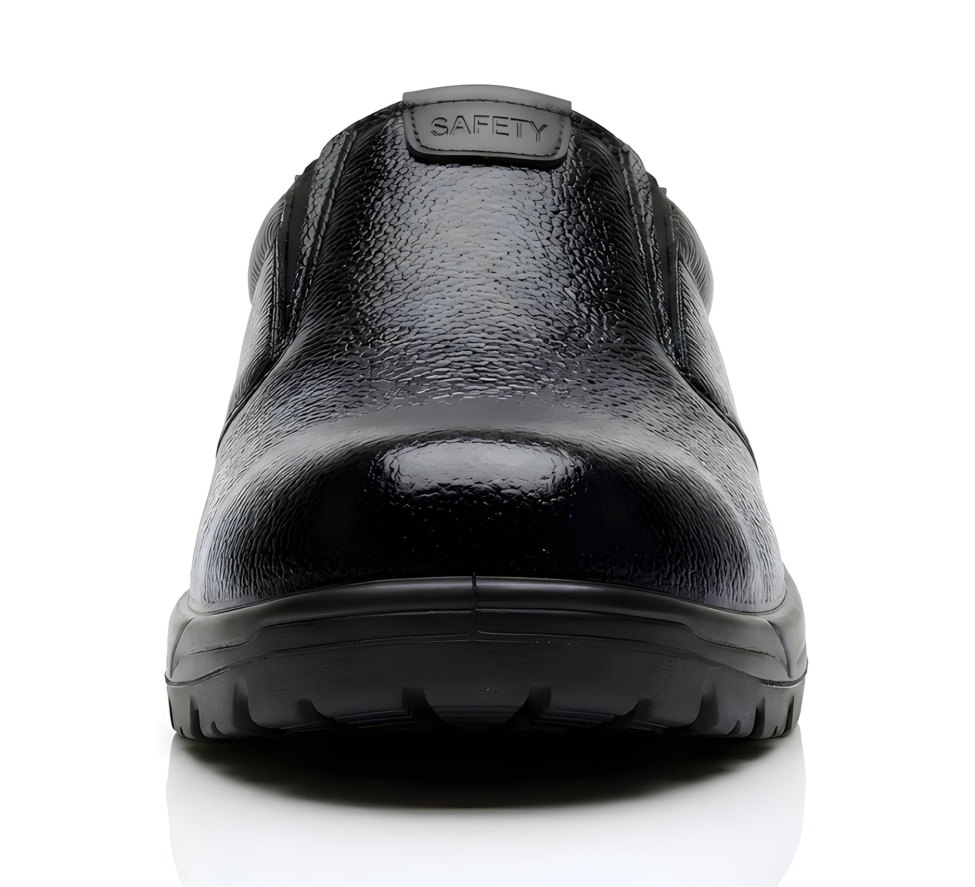 Latest Stylish Genuine Mild Leather Police Safety Shoes for Men
