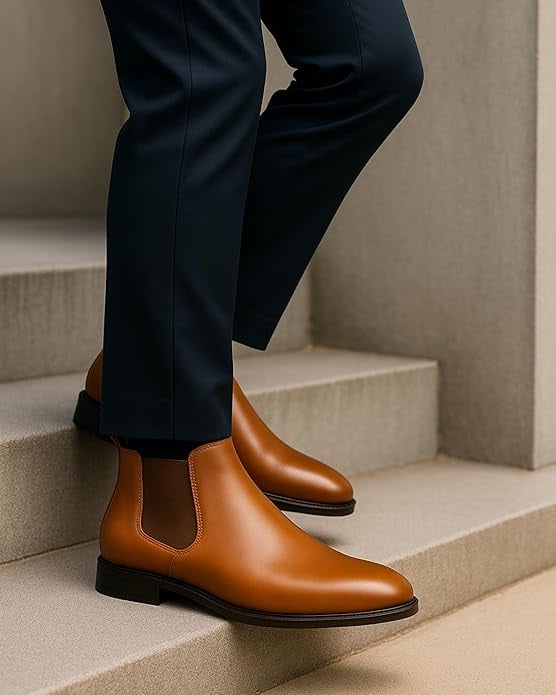 Latest Stylish Men's Black Chelsea Boots