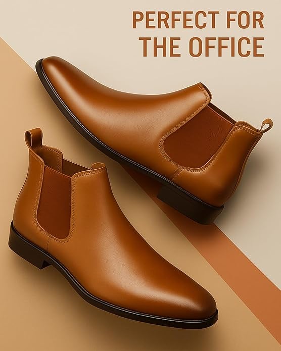 Latest Stylish Men's Black Chelsea Boots