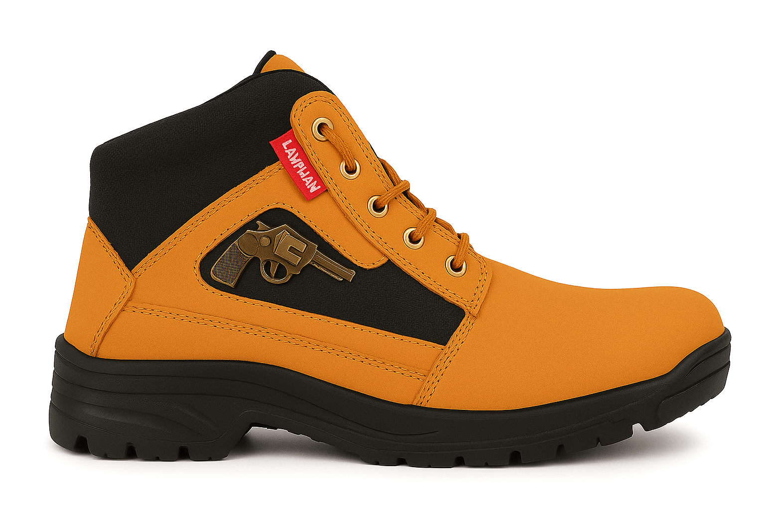 Latest Stylish Men’s Black Gun Boots