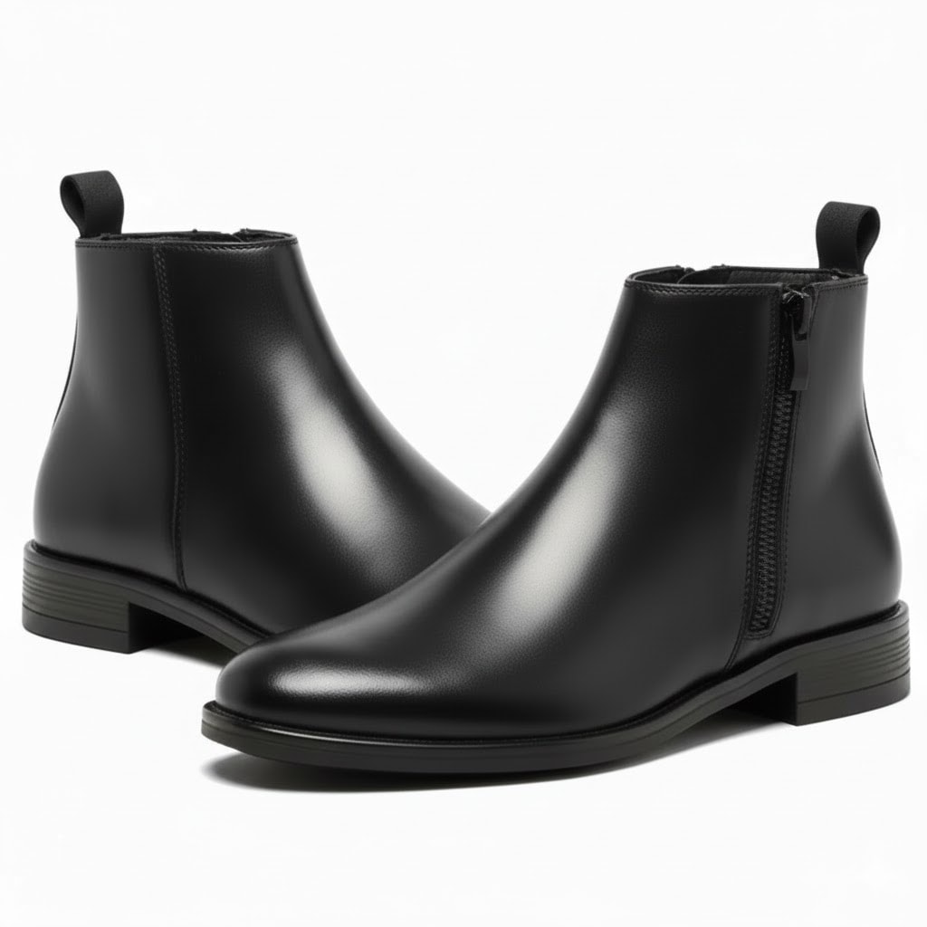 Latest Stylish Men's Black Chelsea Boots - view 2