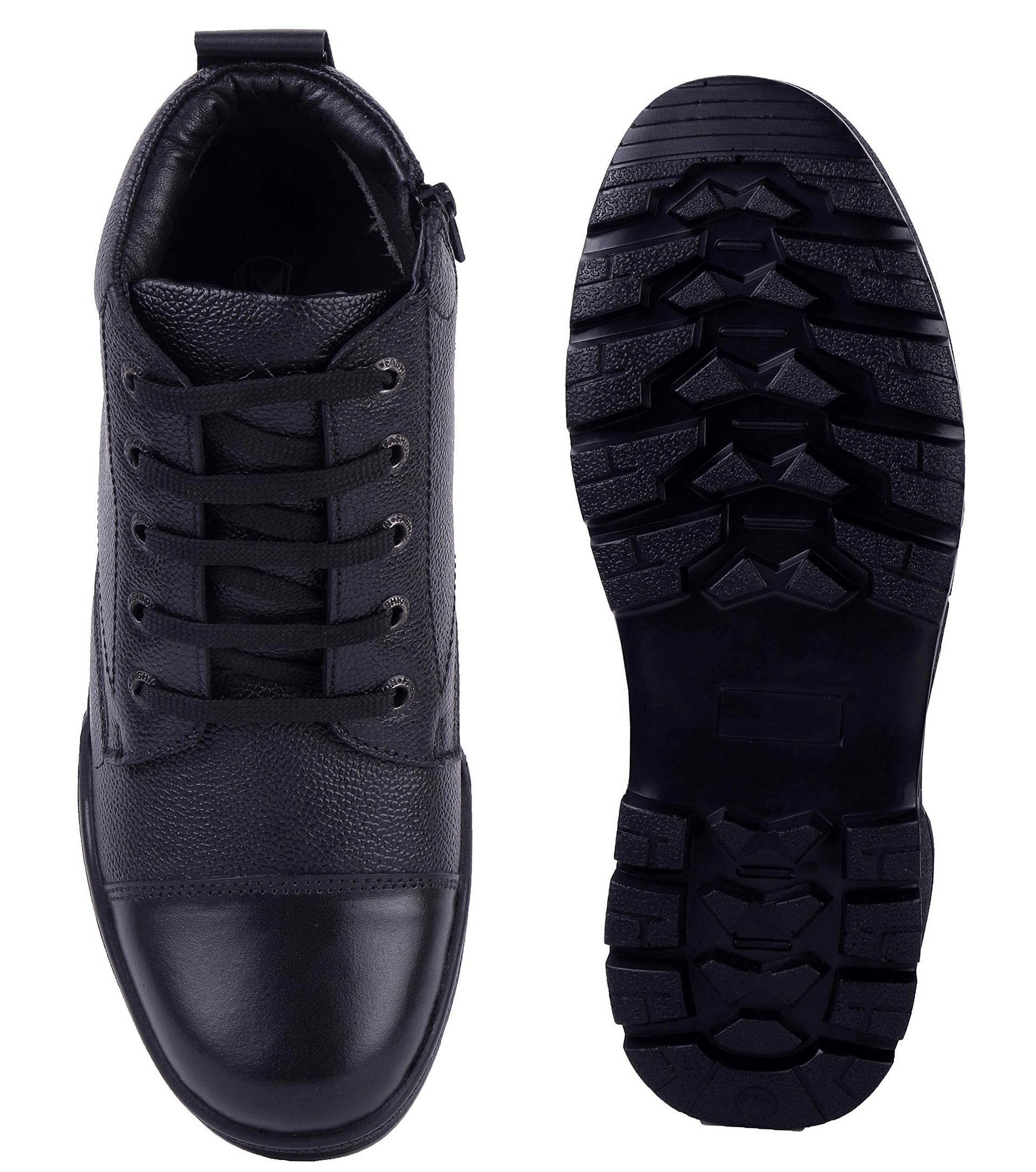 Latest Stylish Genuine Mild Leather Police Boots for Men - view 4