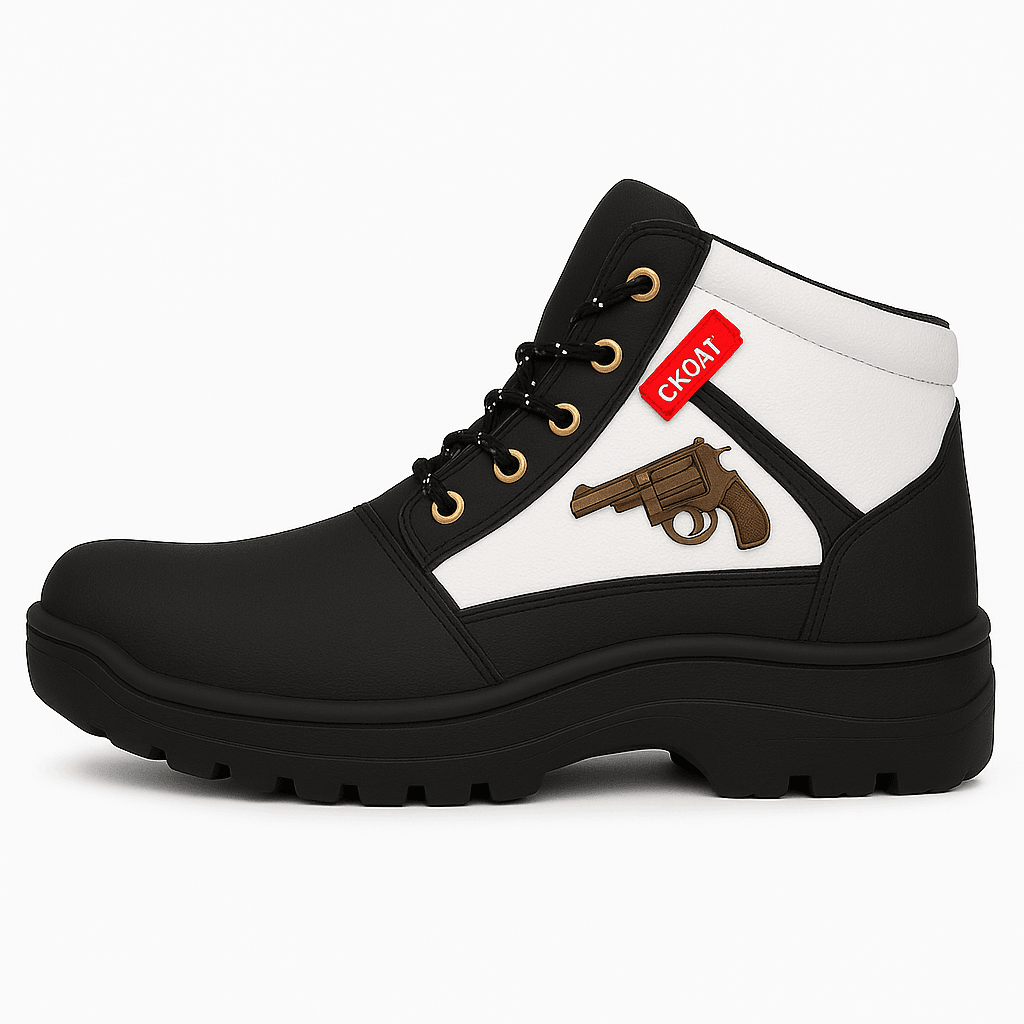 Latest Stylish Men’s Black Gun Boots - view 5