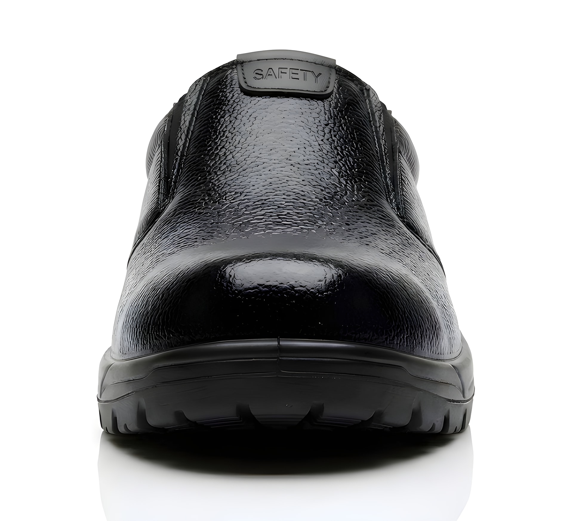 Latest Stylish Genuine Mild Leather Police Safety Shoes for Men - view 5