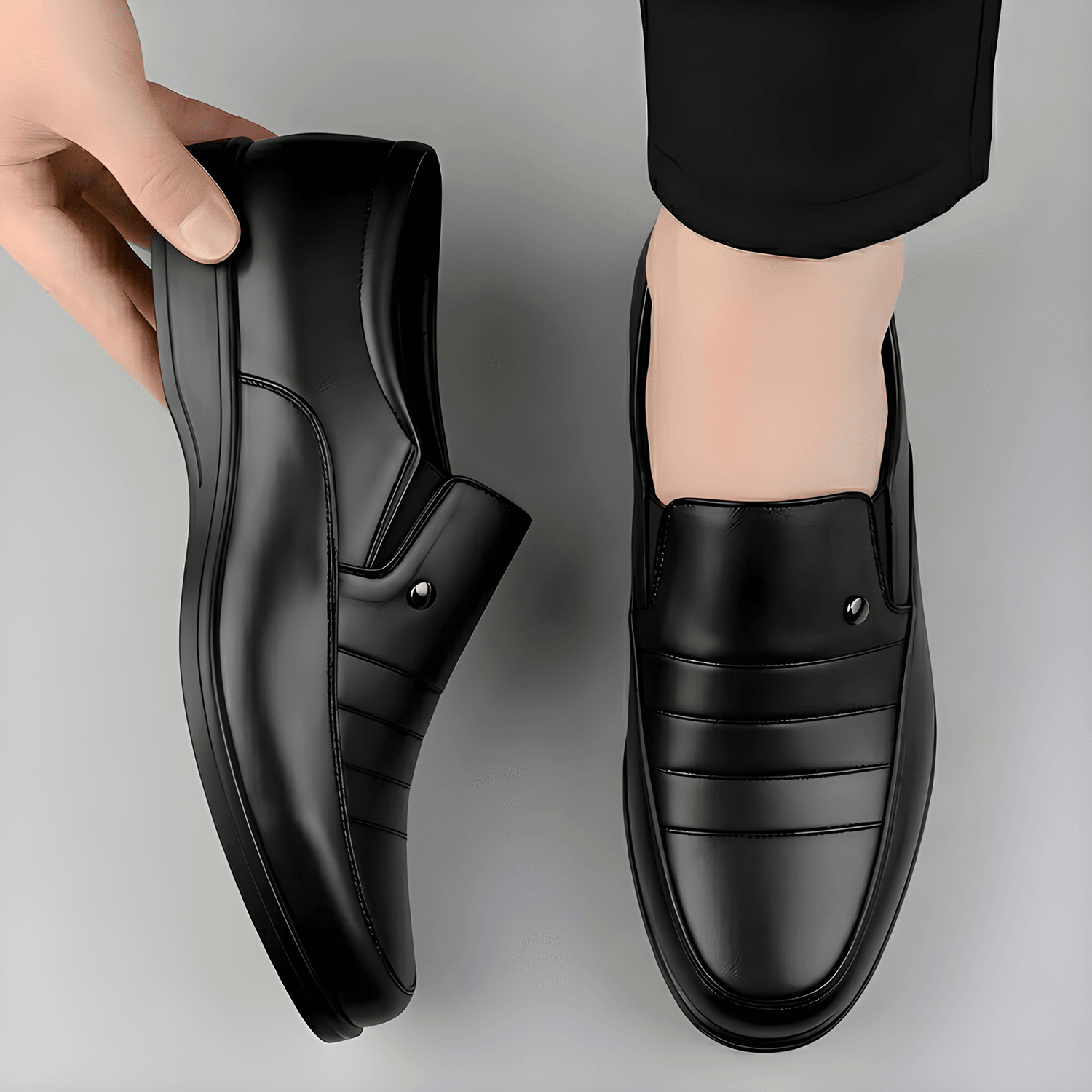 Men’s Classic Moccasin Formal Shoes - view 5