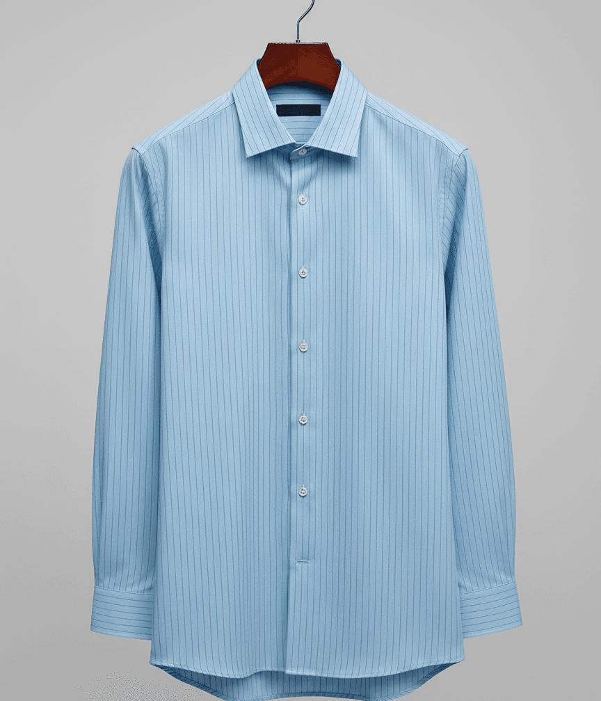 Premium Giza Cotton Blue stripes Shirt