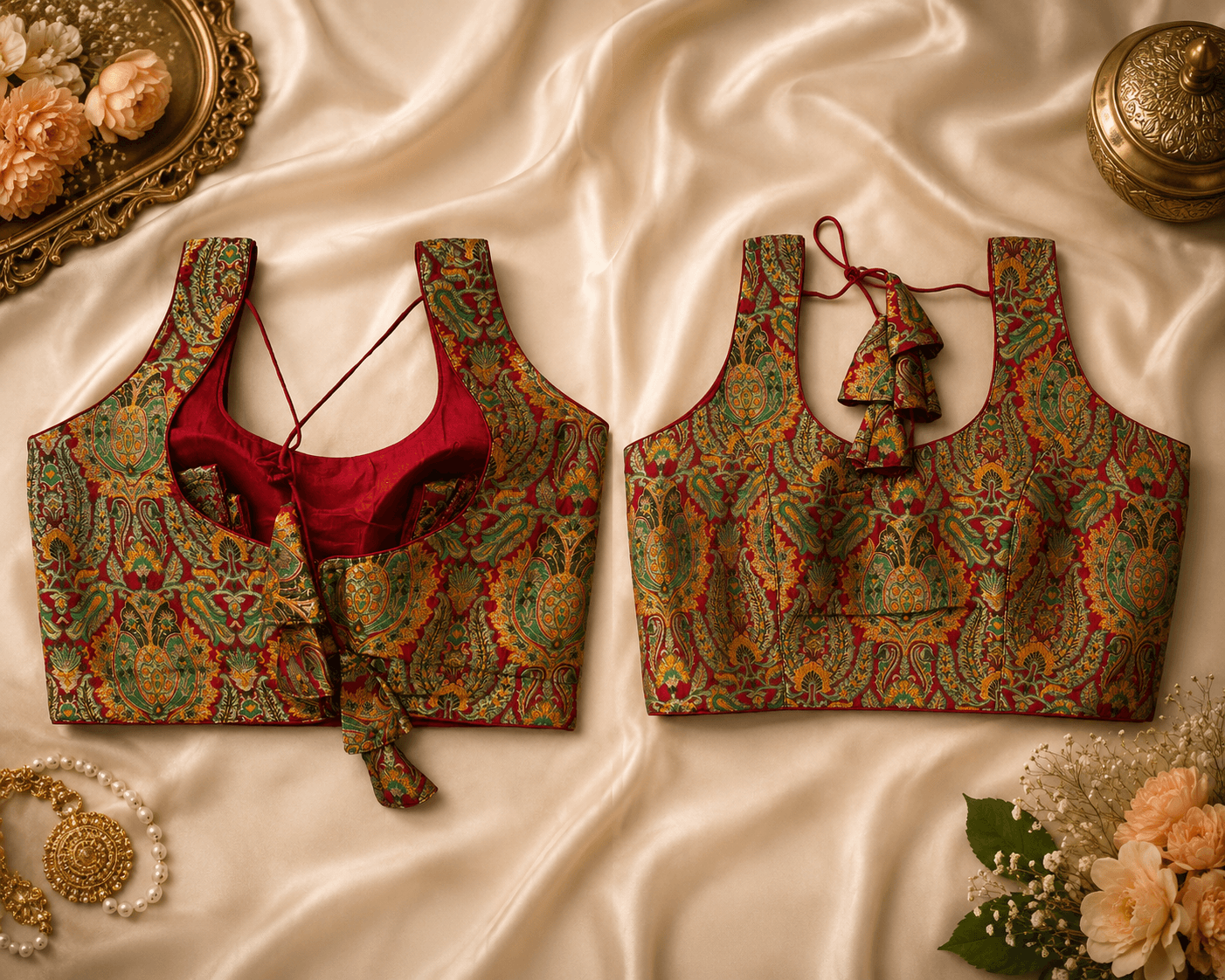 Royal Paisley Designer Readymade Blouse