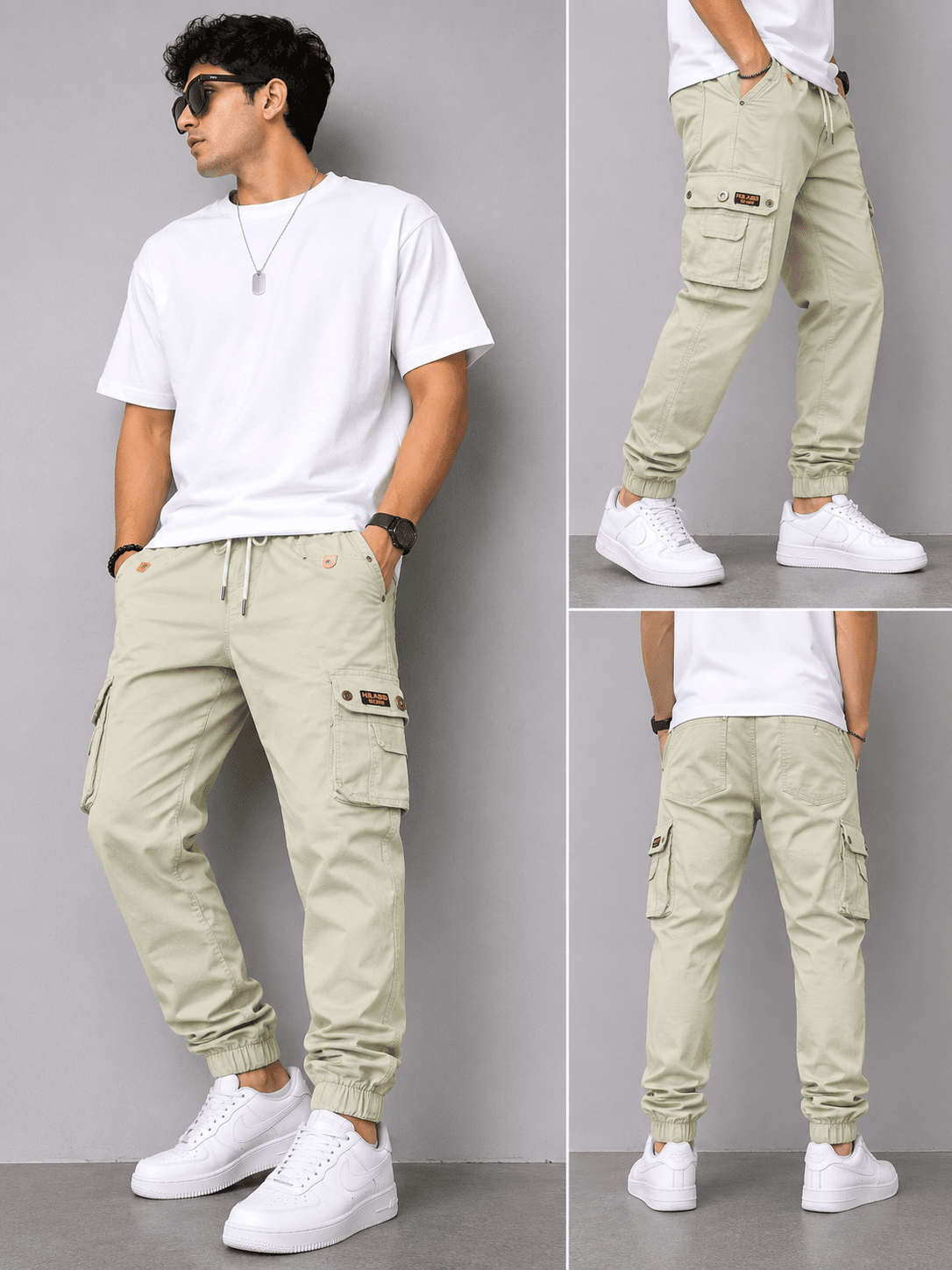 Men's Sage Green Cargo Pants