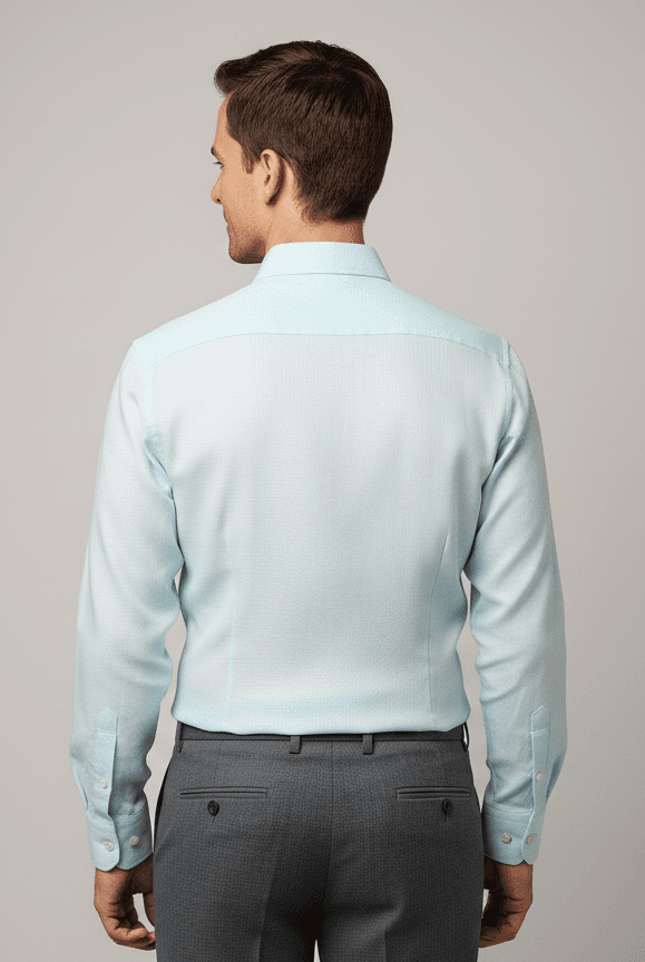 Men's Linen Light Green Shirt