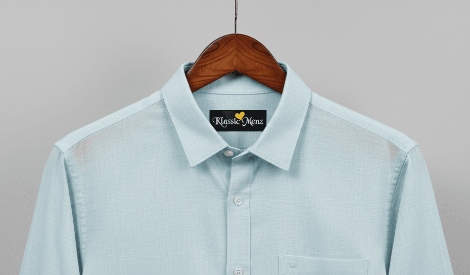 Men's Linen Light Green Shirt