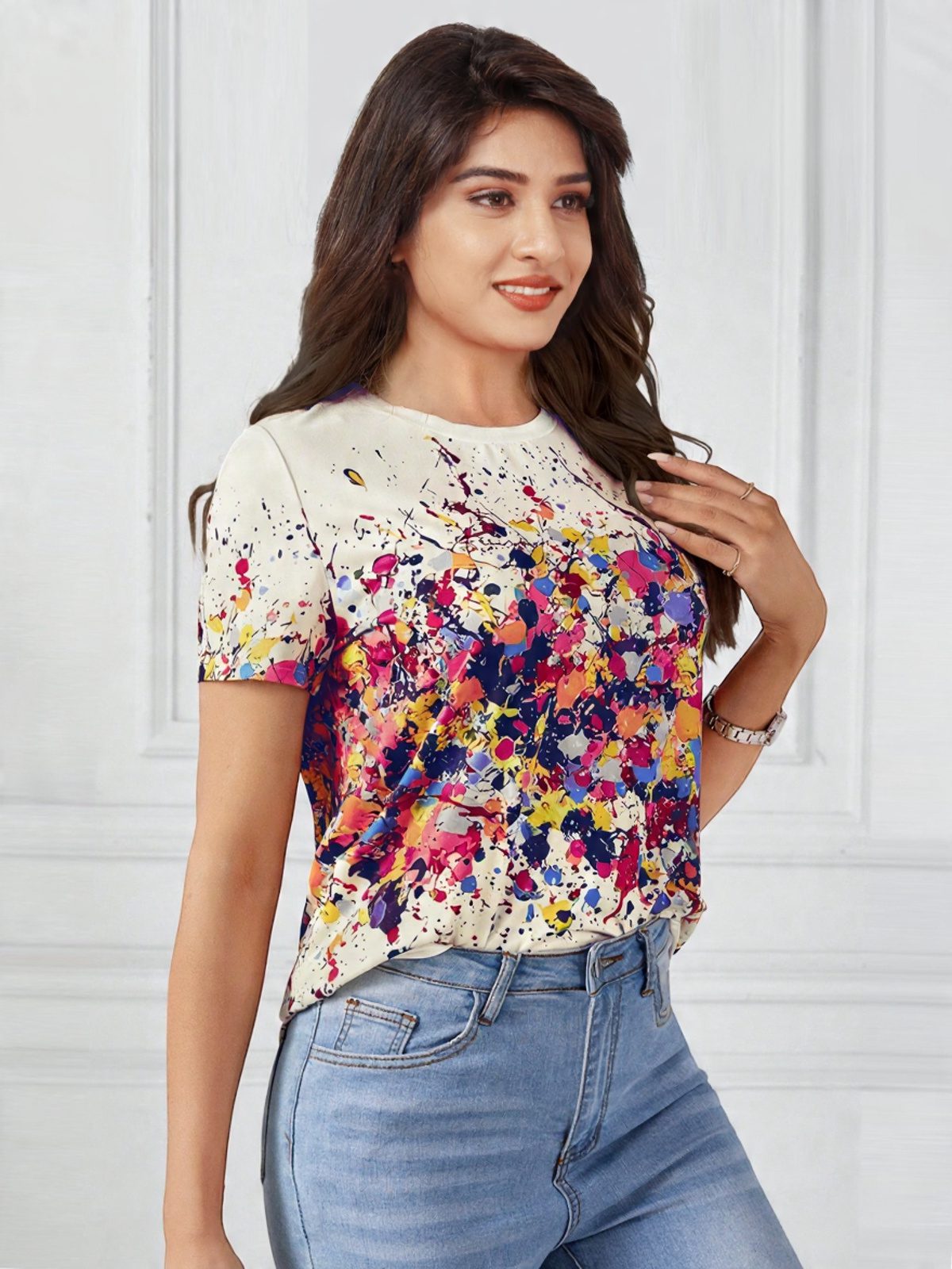 Digital Printing With Round Neck - Image 5