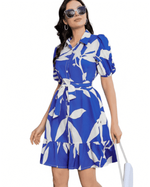 Ladies Cotton Printed Western Dress