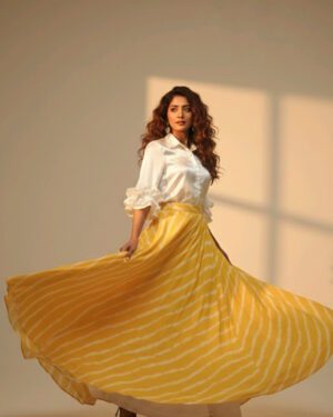 Mulmul Chanderi skirt