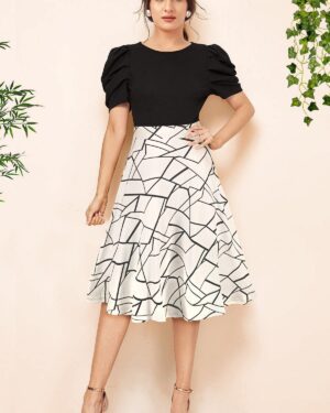 Dress With Attractive Print